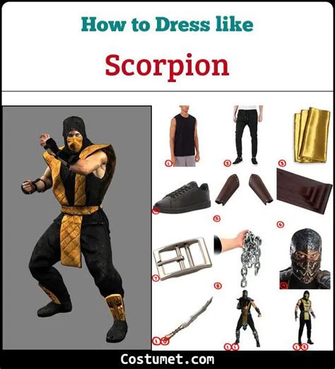 Unveiling the Mystery: A Comprehensive Guide to Scorpion Cosplay Costume