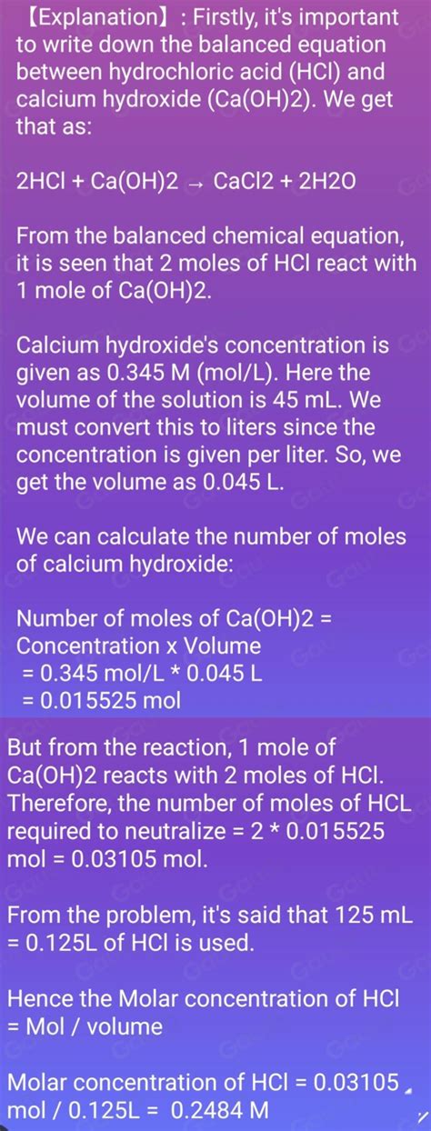 Unveiling the Mystery: Molarity of Hydrochloric Acid Explained for Flawless Experimentation!