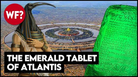 Unveiling the Mystery of the Emerald Tablets