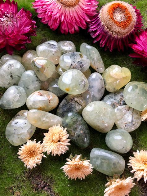 Unveiling the Mystique of Prehnite Tumbled