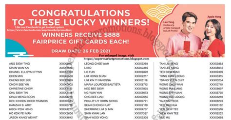 Unveiling the NTUC Lucky Draw Results: A Journey of Anticipation