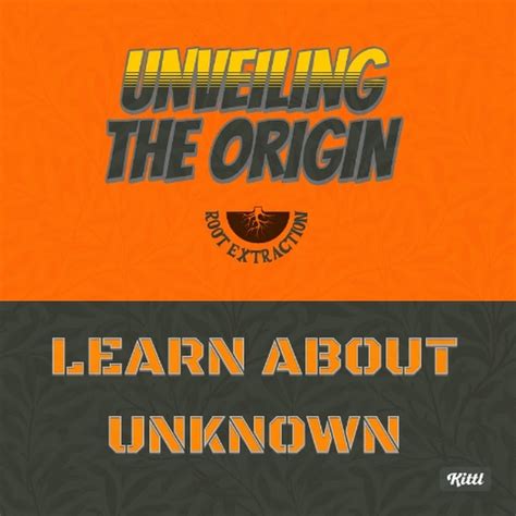 Unveiling the Origin