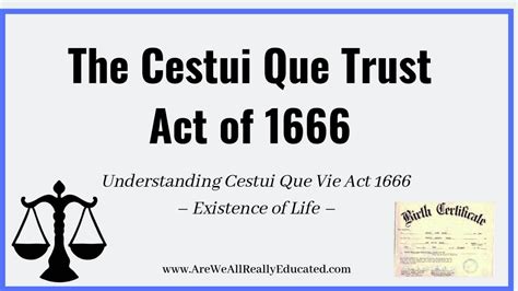 Unveiling the Power of Cestui Que Trust Law: Secure Your Legacy, Safeguard Your Assets