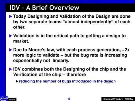 Unveiling the Power of Integrated Design Verification (IDV)