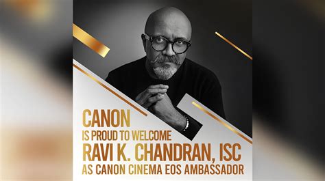 Unveiling the Power of Ravi Chandran: A Renowned Name in Indian Cinema