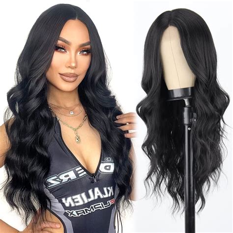 Unveiling the Power of Synthetic Black Wavy Long Wigs