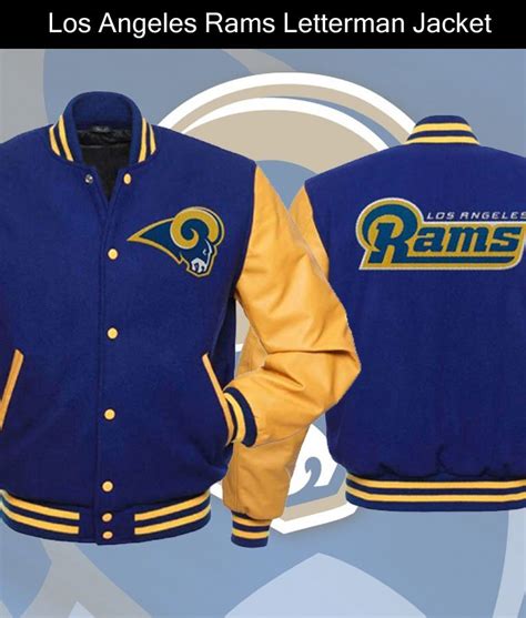 Unveiling the Rams' Letterman Jacket: A Symbol of Team Spirit