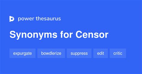 Unveiling the Right Words: Your Guide to Synonyms for "Censor"