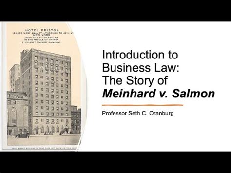 Unveiling the Secrets of Meinhard v. Salmon: A Guide to Fiduciary Duties