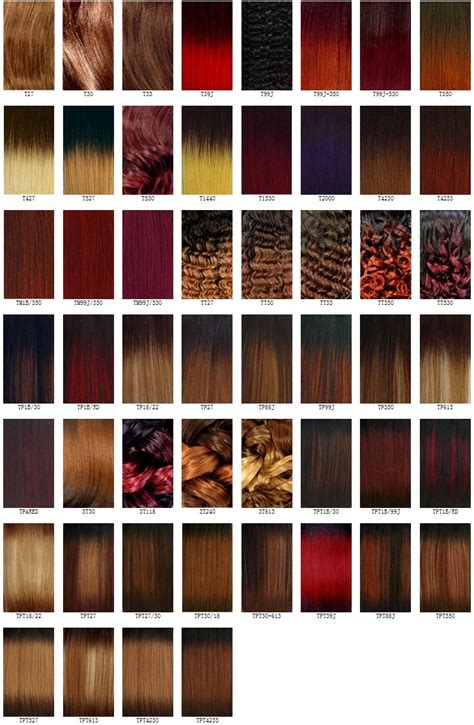 Unveiling the Secrets of Weave Color Charts: A Comprehensive Guide for Enhanced Hair Styling