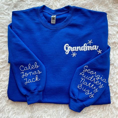 Unveiling the Sentimental Value of Embroidered Great Grandma Sweatshirts