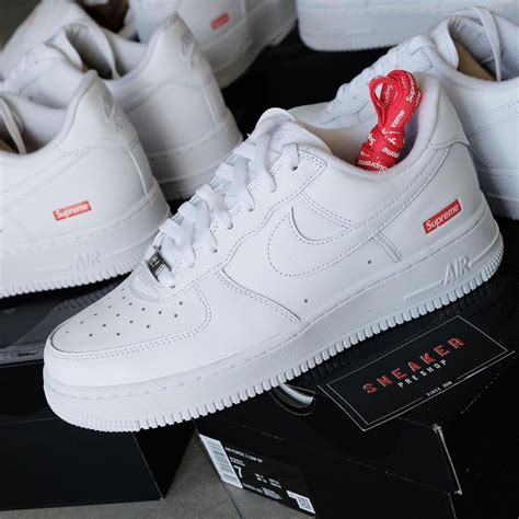 Unveiling the Supreme White Air Force 1: A Masterpiece in Collaboration