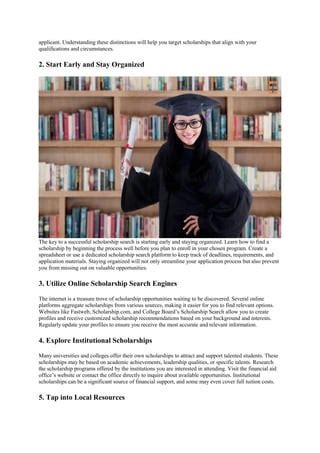 Unveiling the Treasure Trove: Types of Local Scholarships