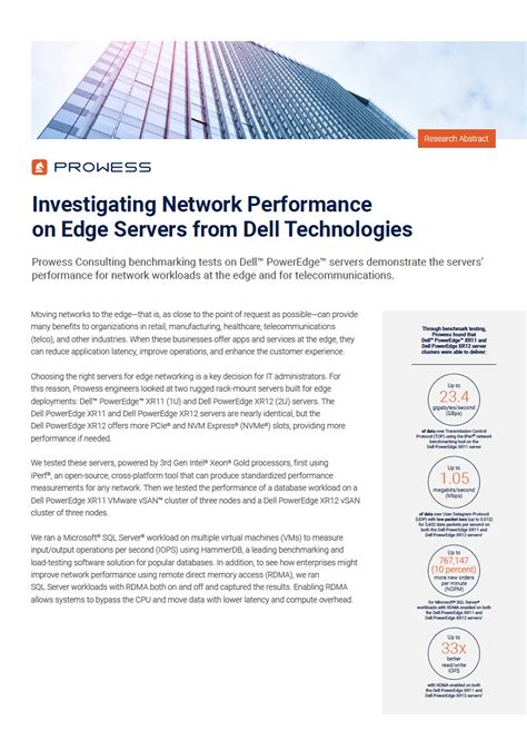 Unveiling the VOL618A-3X001T's Network Performance Prowess