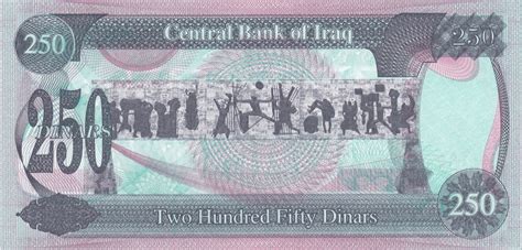 Unveiling the Value of Iraq 250 Dinar in India