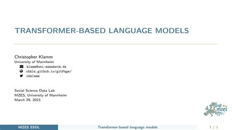 Unveiling the World of TSFUT: A Comprehensive Guide to Transformer-based Language Models