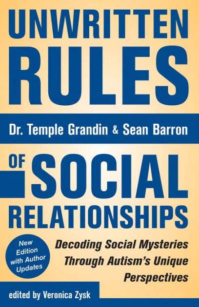 Unwritten Rules of Social Relationships Decoding Social Mysteries Through the Unique Perspectives of Autism New Edition with Author Updates PDF