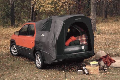 Upgrade Your Adventures with the Pontiac Aztek with Integrated Tent