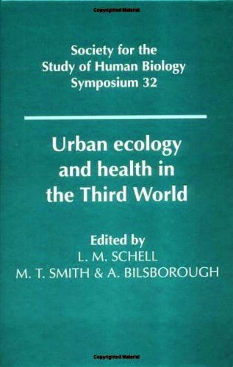 Urban Ecology and Health in the Third World Epub