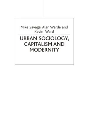 Urban.Sociology.Capitalism.and.Modernity Ebook Kindle Editon
