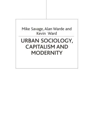 Urban.Sociology.Capitalism.and.Modernity Ebook Kindle Editon