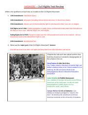 Us History Civil Rights Test Answers Kindle Editon