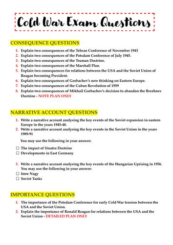 Us History Cold War Test Answers PDF