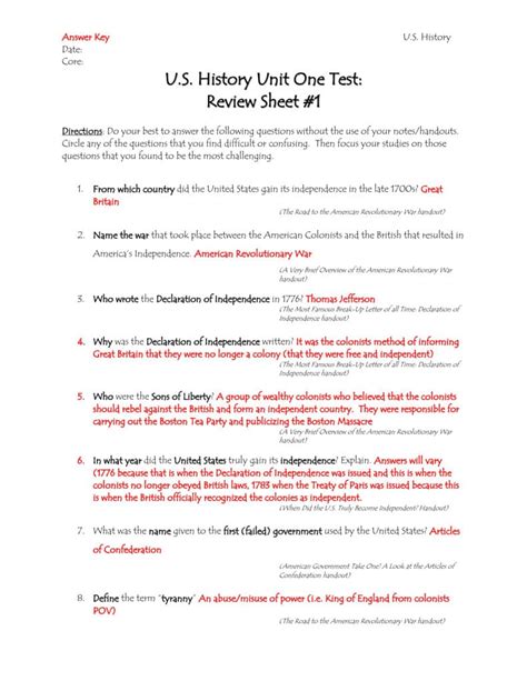 Us History Review Book Answers Kindle Editon