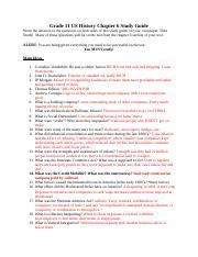 Us History Study Guide Answers PDF