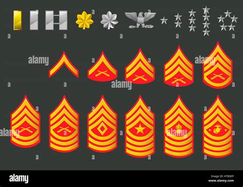 Us Marine Corps Rank Insignia Chart