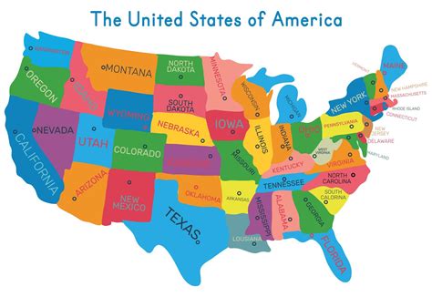 Usa Map Printable Free