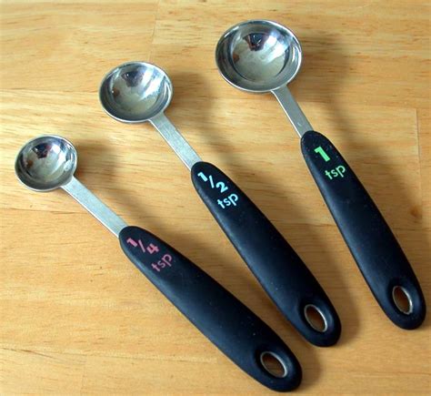 Use Measuring Spoons: