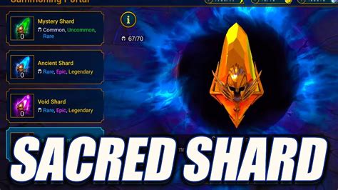 Use Sacred Shards: