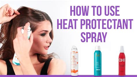 Use a heat protectant spray before styling your hair with heat tools.