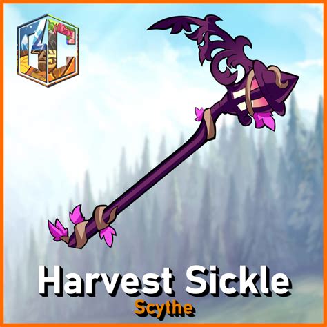 Use a sickle or scythe to harvest starchrom.