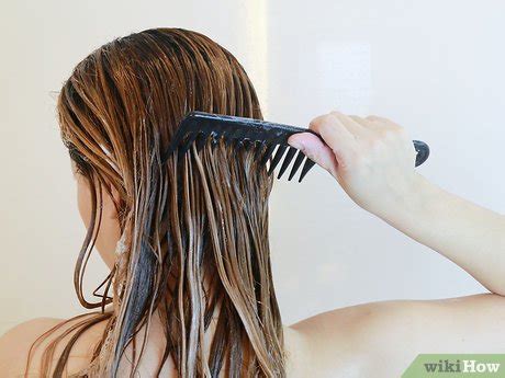 Use a wide-toothed comb or brush to detangle your hair.