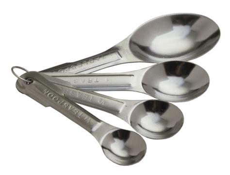 Use standard measuring spoons: