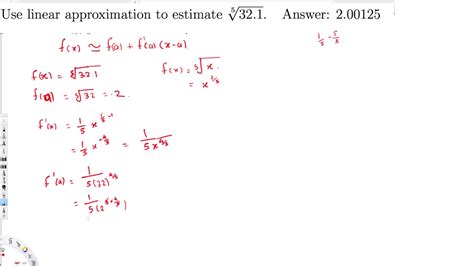 Use the Linear Approximation to Estimate