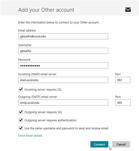 Use the UCSD Mail Services