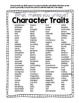 Use unique character traits.