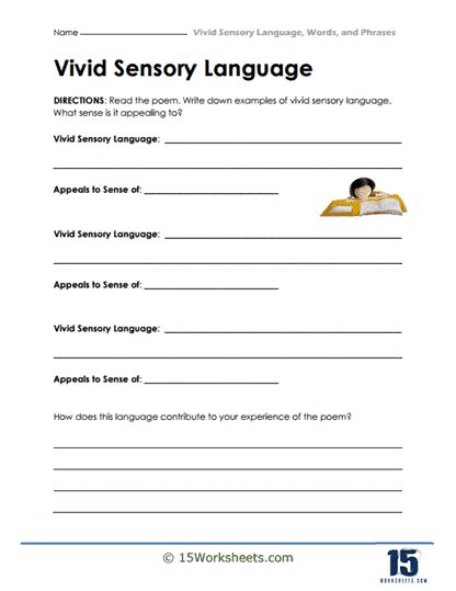 Use vivid language and sensory details: