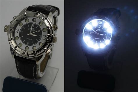 Use your LED watch as a flashlight.