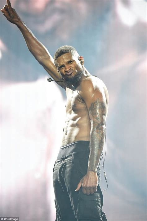 Usher with Shirt Off: A Steamy Treat for the Eyes