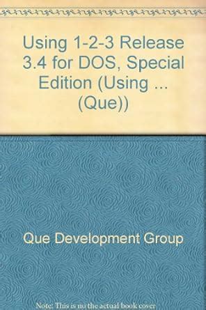 Using 1-2-3 Release 4 for DOS Reader