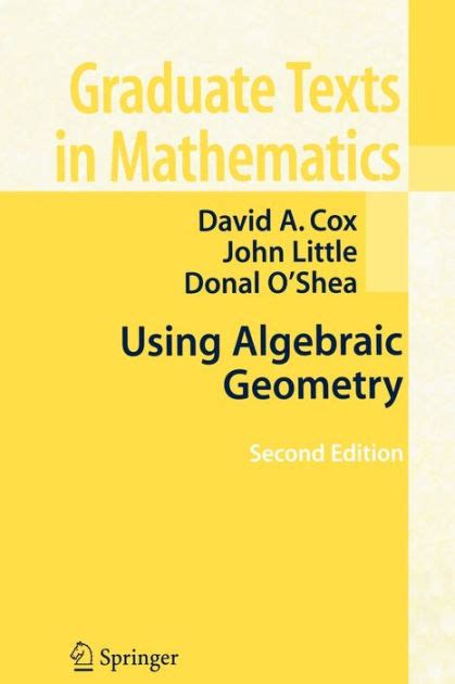 Using Algebraic Geometry 2nd Edition Doc