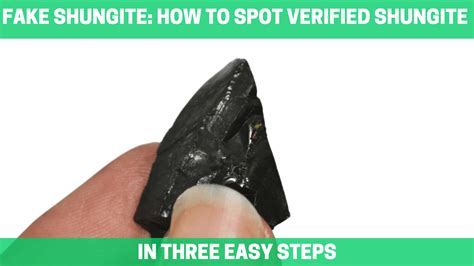 Using Fake Shungite: