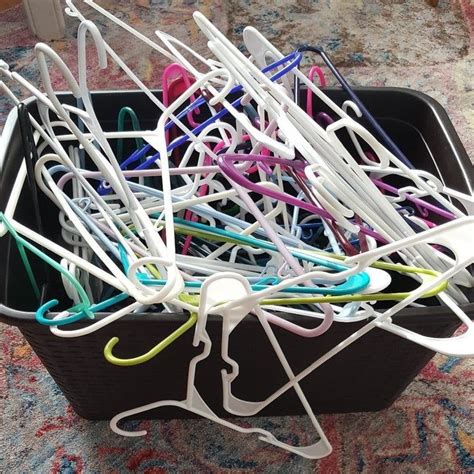 Using Metal Dress Hangers for Organization