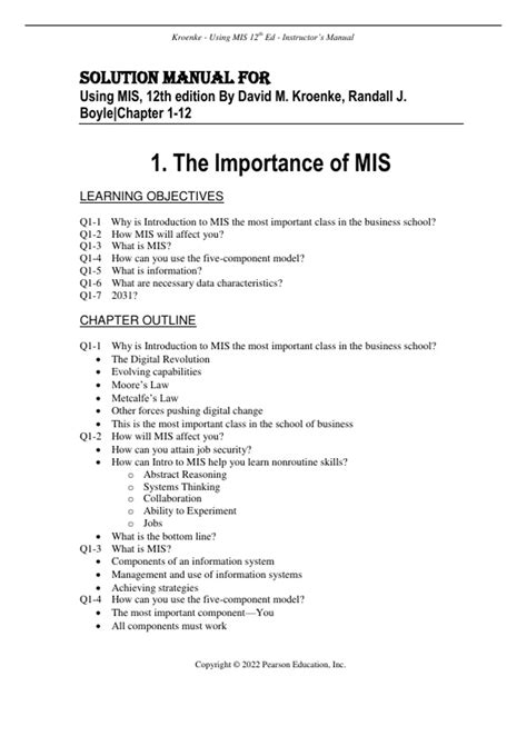 Using Mis Kroenke Answers PDF