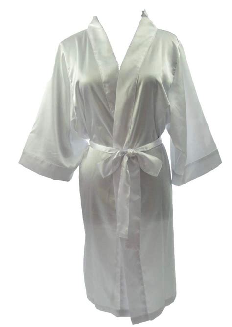 Using a plain white robe: