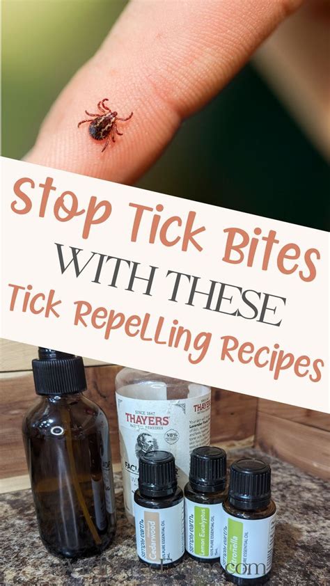 Using a tick repellent.